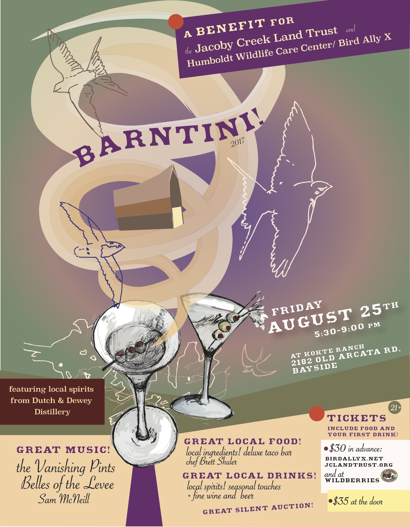 BARNTINI! the 4th annual fundraiser for Jacoby Creek Land Trust and ...